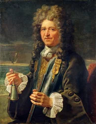 Porträtt som antas vara Sebastien le Prestre (1633-1717) Lord of Vauban